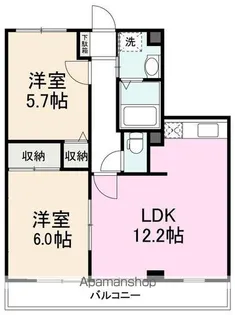 フォブール望【3階】の間取り