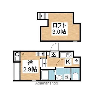 ラハト今池【2階】の間取り