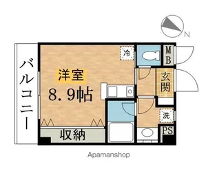クアイエット【2階】の間取り