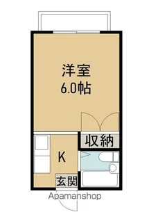 コーポニューエクセルI【G号室】の間取り