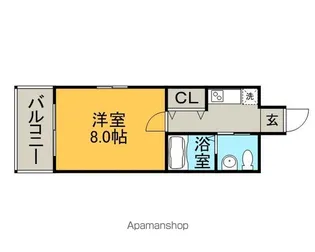 エルグランド大手門【9階】の間取り