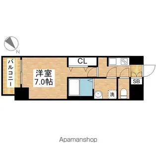 RICHED’OR川名駅【701号室】の間取り