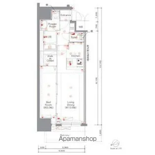 MAXIV名古屋上前津【12階】の間取り