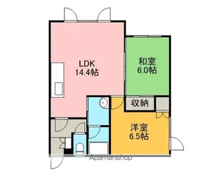 PLAZAマンション【1階】の間取り