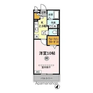 ロイヤルベル【1階】の間取り