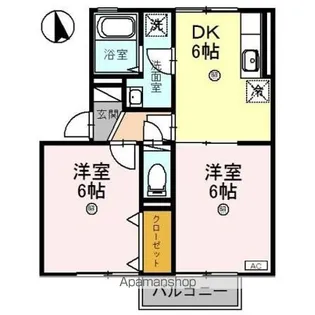 ゑびすパーク【2階】の間取り