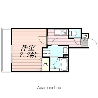 1Kの間取り画像