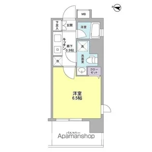 アイルズ東中野【8階】の間取り
