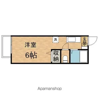 コーポ扇【102号室】の間取り