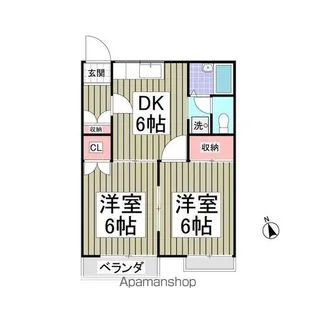 グランハイム松山【2階】の間取り