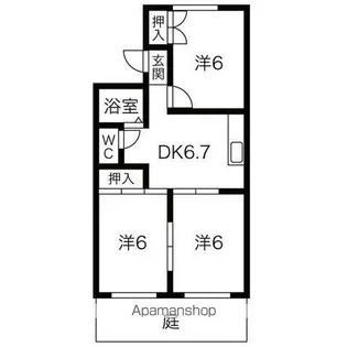メゾンM1【1階】の間取り