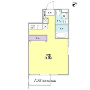 VERDE PATIO【2階】の間取り