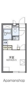 レオパレスアプレセーズ【1階】の間取り