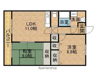 CO・COON【2階】の間取り