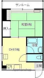 ジョイカードビル【502号室】の間取り