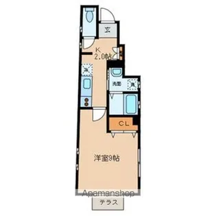 ヴィラ高円寺【1階】の間取り