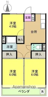 金賀マンション【102号室】の間取り