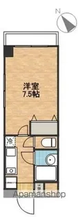 れすぽあーる中目黒【3階】の間取り
