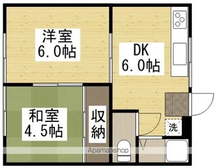 コーポバラB【102号室】の間取り