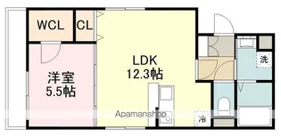 BLESSED LIFE花京院【3階】の間取り