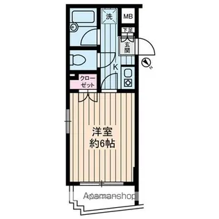 CRESCENT MOTONES【2階】の間取り