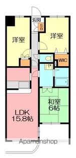 フィールド・サン【1階】の間取り