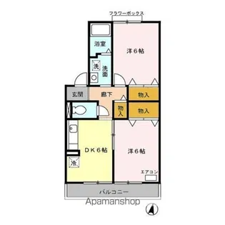 メイヒルズ【2階】の間取り
