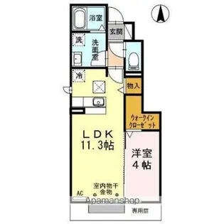SERENO Ⅲ【1階】の間取り