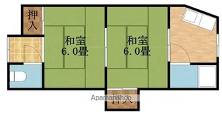 池田文化2号棟【17号室】の間取り