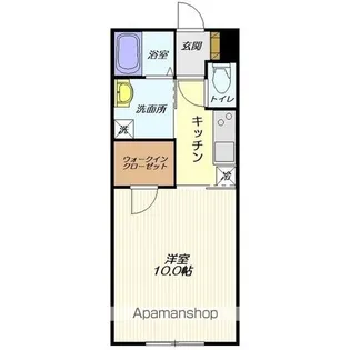 クレスト青柳【1階】の間取り