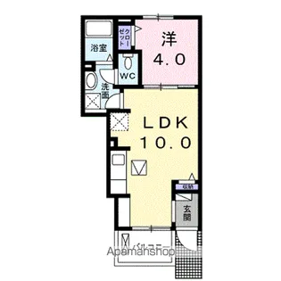 シャローム【1階】の間取り