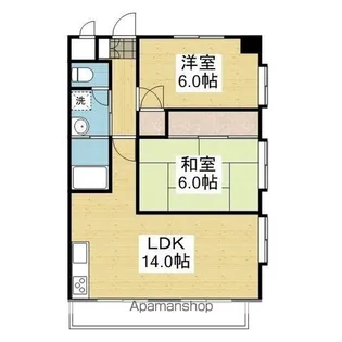 ソレイユ鷹ノ子駅前【3階】の間取り