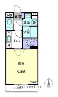 アライブⅤ【104号室】の間取り