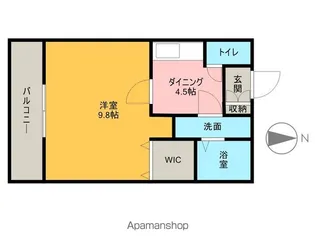 旭ヶ丘ハイツ【1階】の間取り