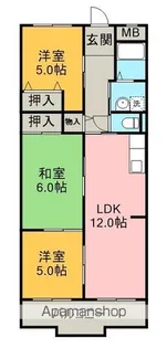 ラフィネⅠ【4階】の間取り