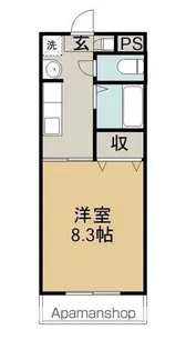 リベルテⅡ【1C号室】の間取り