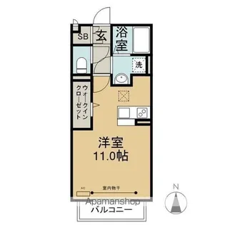 ソレイユⅠ【1階】の間取り