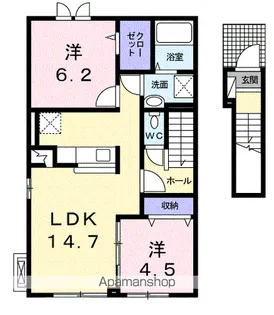 トアジィーム メゾン【2階】の間取り
