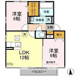 グランド メゾン B【1階】の間取り