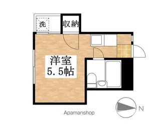シャンポール松本【102号室】の間取り