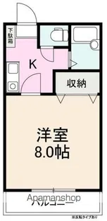 クレイドル志度Ⅱ【2階】の間取り