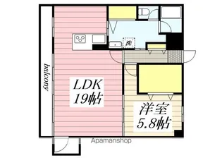 プロスパリティ【406号室】の間取り