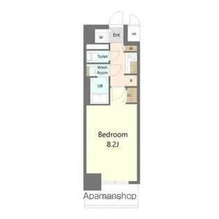 SーRESIDENCE堀田駅前FUTUR(フチュール)【1104号室】の間取り