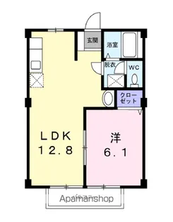 メゾン・ラ・ボヌールⅥ【1階】の間取り