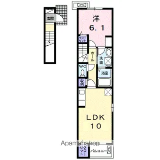 クラールK【2階】の間取り