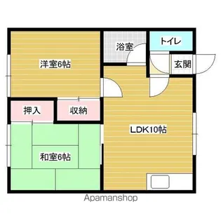 KNハイツ【3階】の間取り