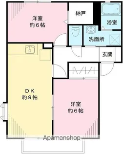 クレストコート A【101号室号室】の間取り