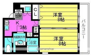 ISM中之島レジデンス【9階】の間取り