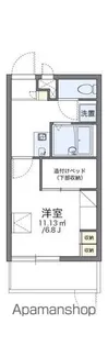 レオパレス真Ⅴ【1階】の間取り