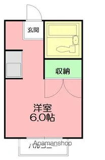 サンライフ角田【1階】の間取り